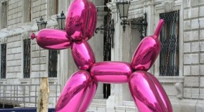 Pop Dog: Koons ispira Cruciani. Pop art portatile.