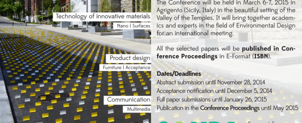 Agrigento ospita l’International Conference on Environmental Design.