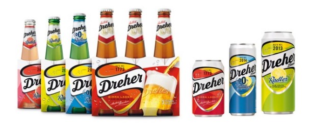 Un nuovo look per la birra Dreher