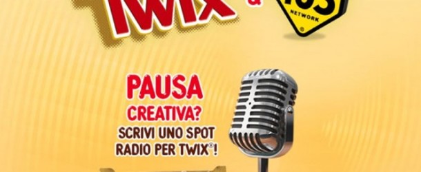 Un giorno negli studi di Radio 105? Basta un Twix… e un po’ di fantasia!