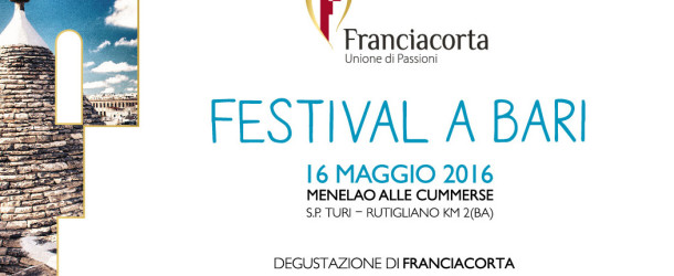 Il Festival Franciacorta torna a Bari